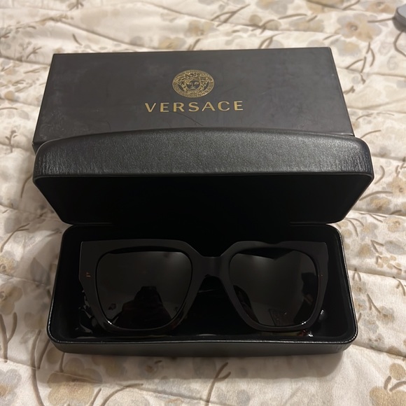 Versace women’s square sunglasses